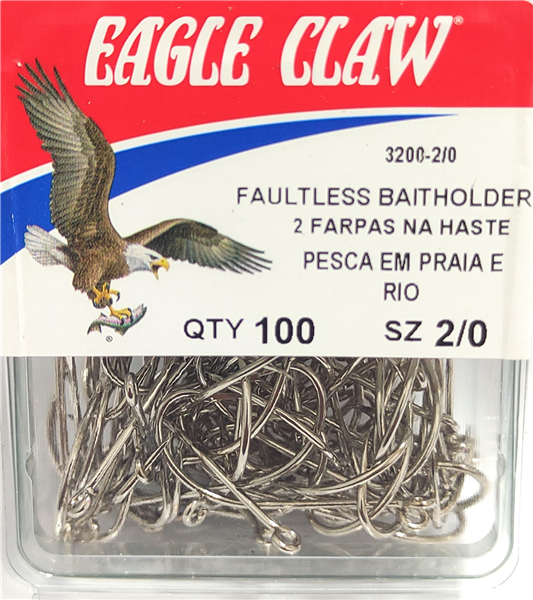 Anzuelo Eagle Claw B Nickelado 3200