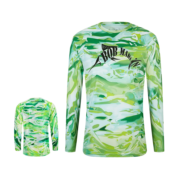 Suéter de Hombre Bob Marlin Green Storm - UV UPF 50+