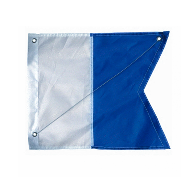 14x16'' Nylon Trident Alpha Flag 