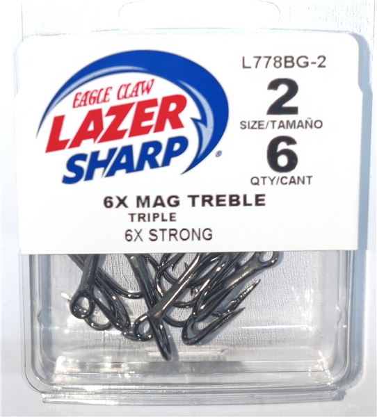Anzuelo Eagle Claw Triple 6X Platinum L778BG