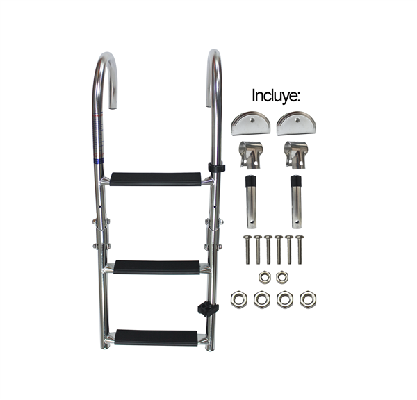 Escalera Plegable Panama East de 3 Escalones S.S