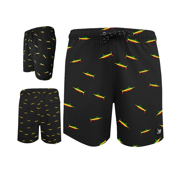 Short de Hombre Bob Marlin Swim Rasta Marlin