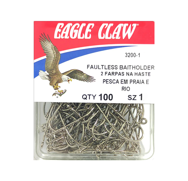 Eagle Claw B Nickel Plated Hook 3200 