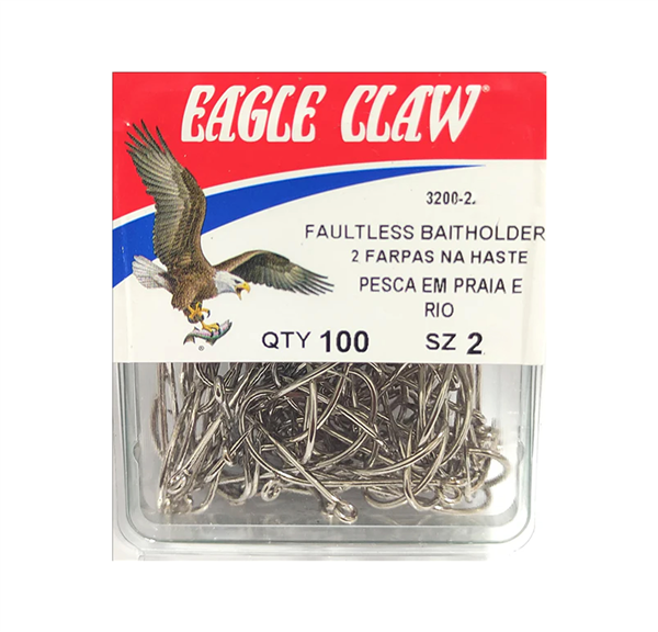 Eagle Claw B Nickel Plated Hook 3200 