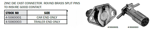 Conector Remolque 6 Pin Trailer & Car End