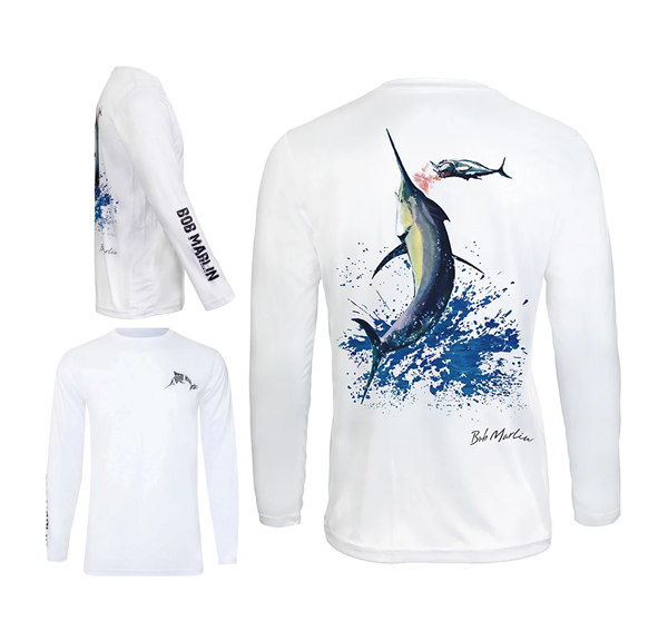 Suéter de Hombre Bob Marlin Bazaruto White - UV UPF 50+