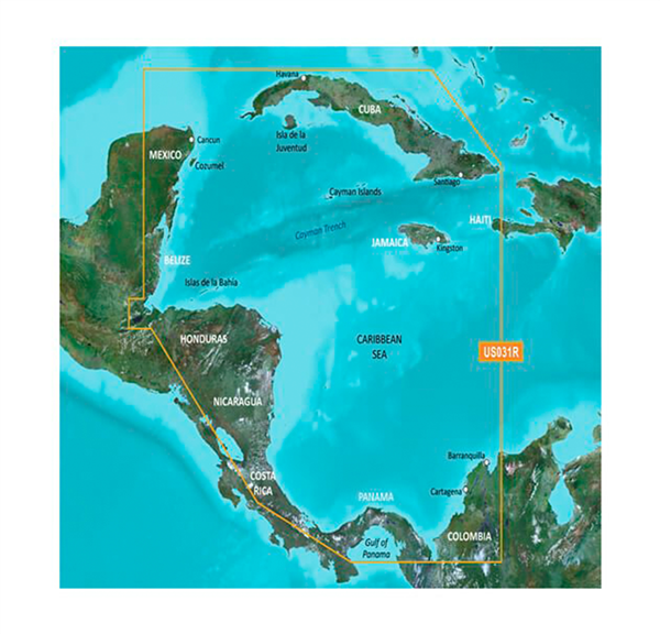 Bluechart Garmin G3 Vision VUS031R 010-C0732-00