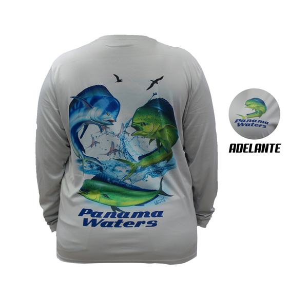 Suéter de Manga Larga Panama Waters para Hombre Dri Fit #EL10