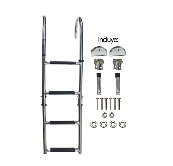 Escalera Plegable Panama East de 4 Escalones S.S