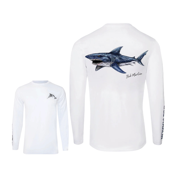 Suéter de Hombre Bob Marlin Natty Shark - UV UPF 50+