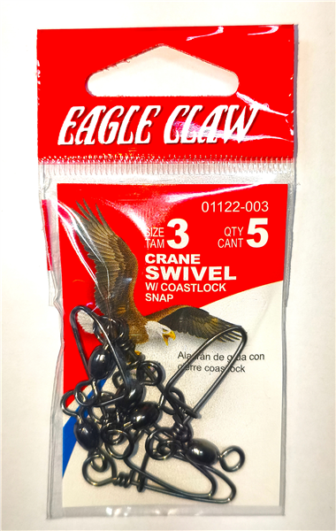 Snap Swivel Eagle Claw Crane w/Cstlck