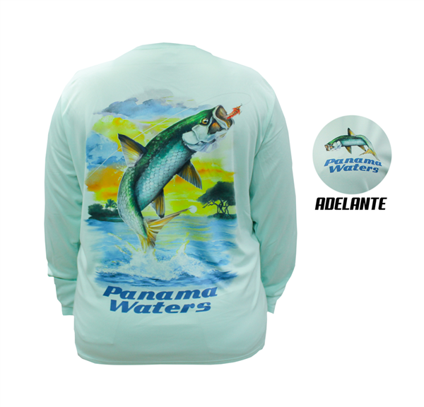 Panama Waters Long Sleeve Sweater for Men Performance #FLS 