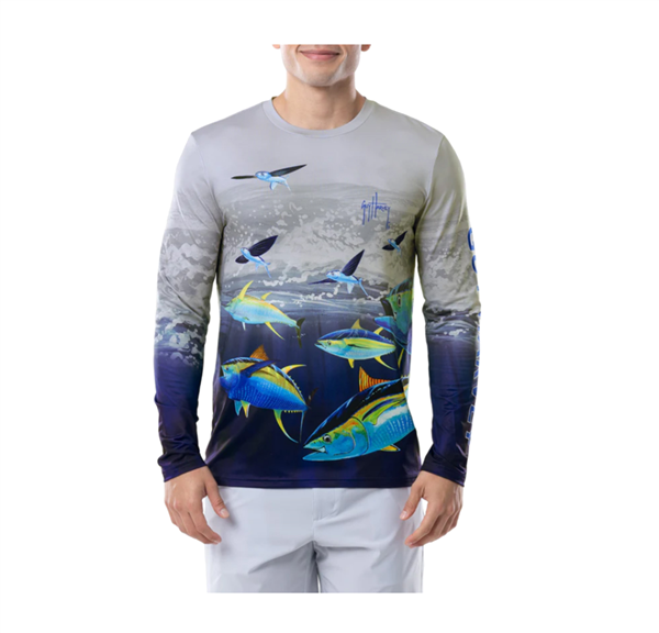 Suéter de Hombre UPF50 Guy Harvey Tuna Wrap — Abernathy Panamá
