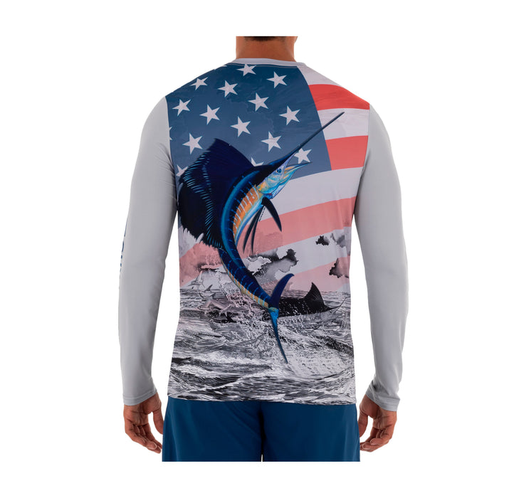 Suéter de Hombre UPF50 Guy Harvey Sailfish — Abernathy Panamá