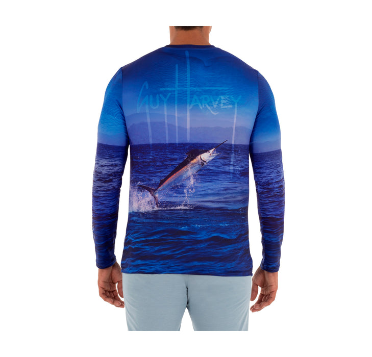 Suéter de Hombre UPF50 Guy Harvey Fish On — Abernathy Panamá