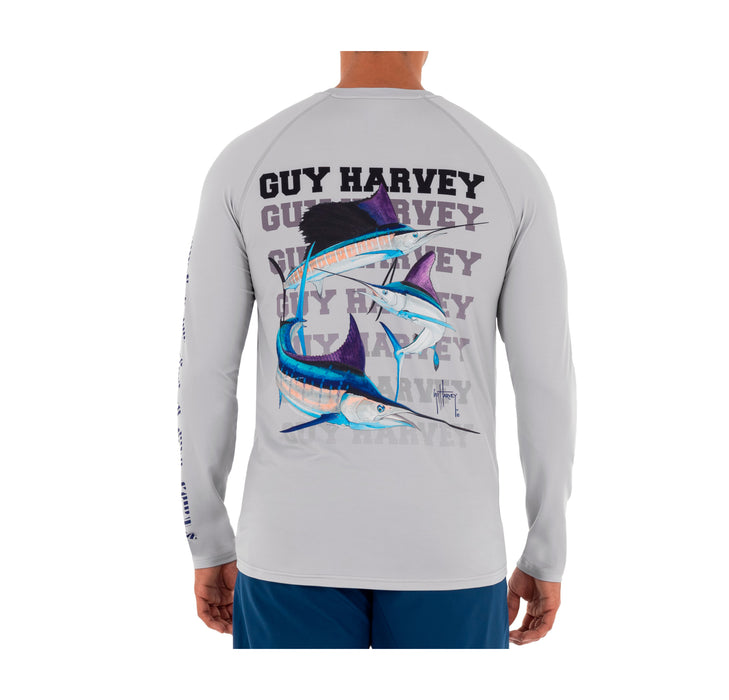 Suéter de Hombre UPF50 Guy Harvey Slam Down