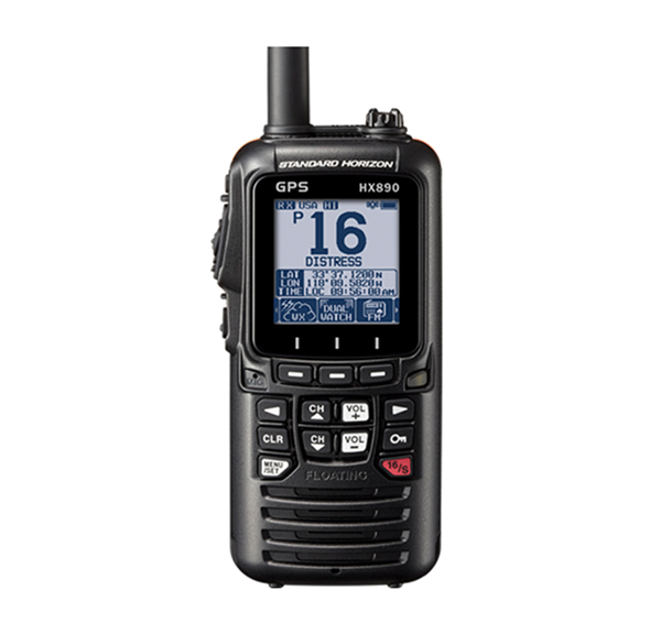 Standard Horizon VHF Portable Marine Radio - HX890BK 