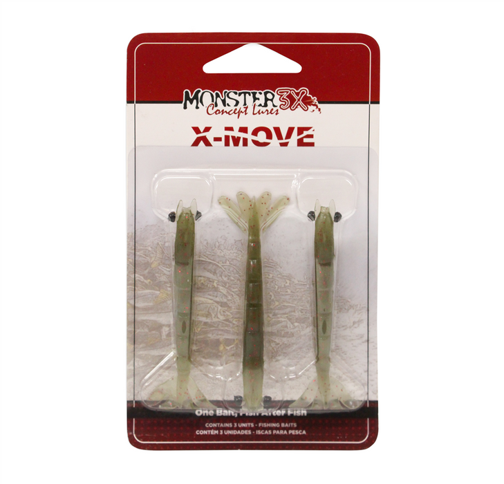 Señuelo Monster 3x X-MOVE 3 - 9cm