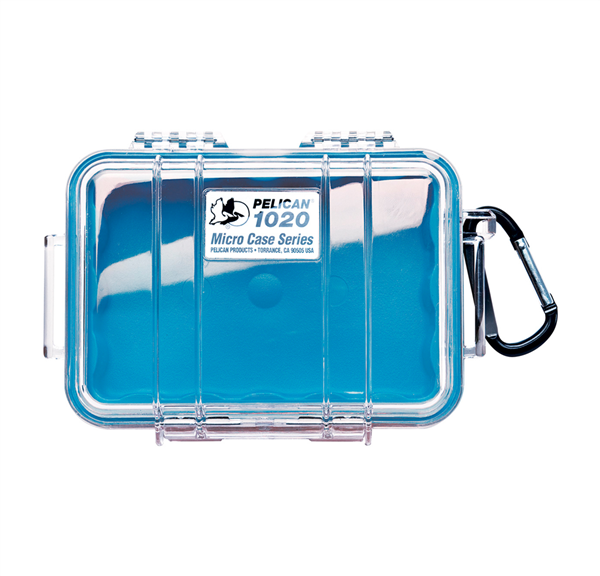 Pelican WL/WI 1020 Case - Blue/Clear 