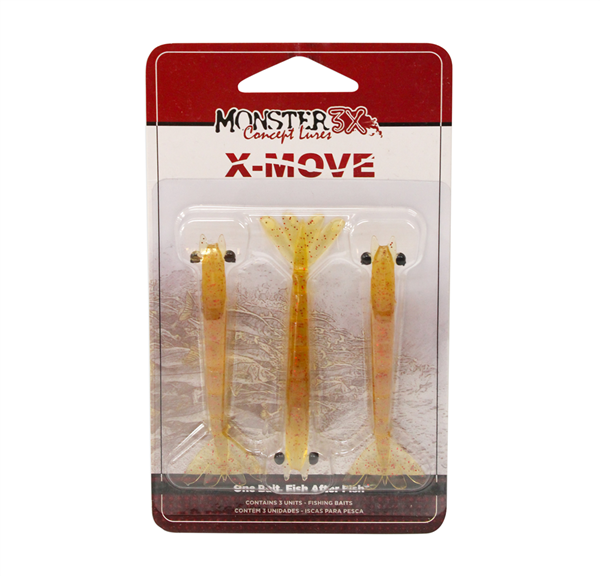 Señuelo Monster 3x X-MOVE 3 - 9cm