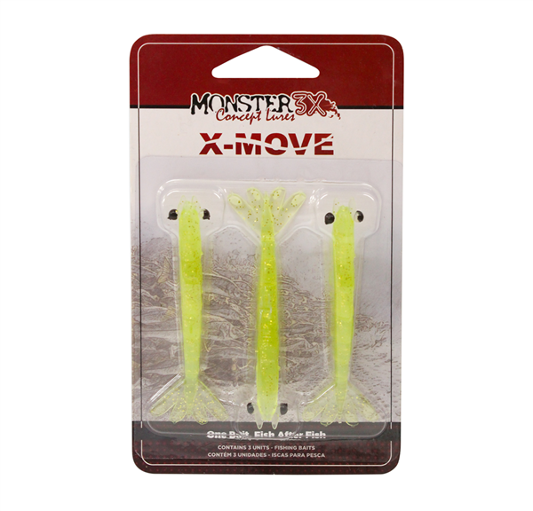 Señuelo Monster 3x X-MOVE 3 - 9cm