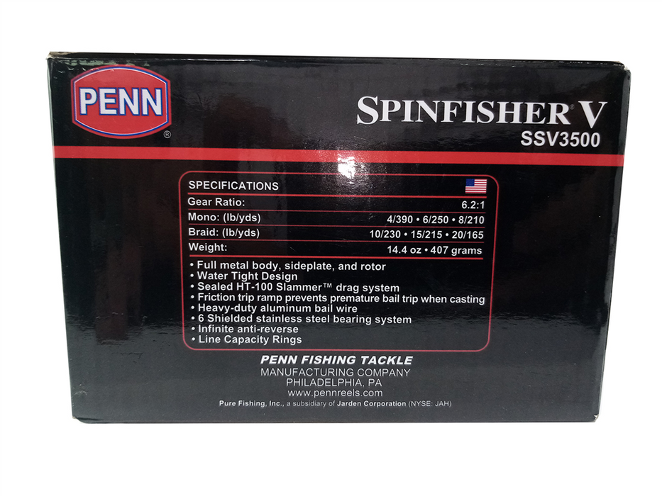 Carrete de Spinning Penn Spinfisher V