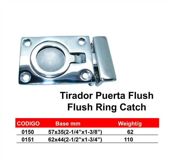 Tirador de Puerta Panama East Flush Ring
