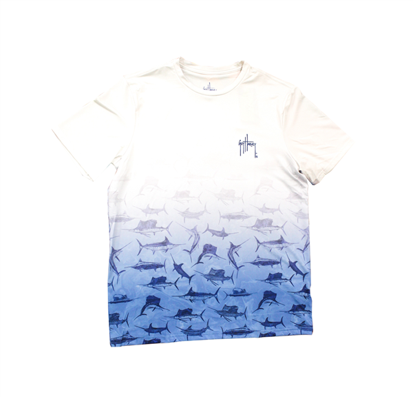 Suéter de Hombre UPF50 Guy Harvey Marlin Ombre Bills