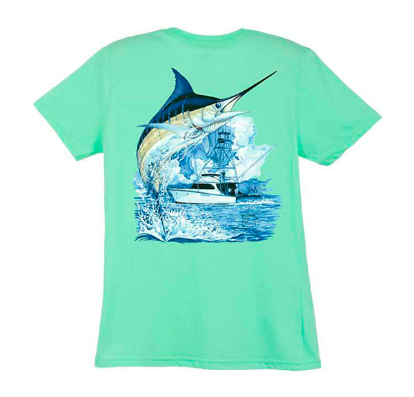 Suéter de Mujer Guy Harvey Marlin Boat