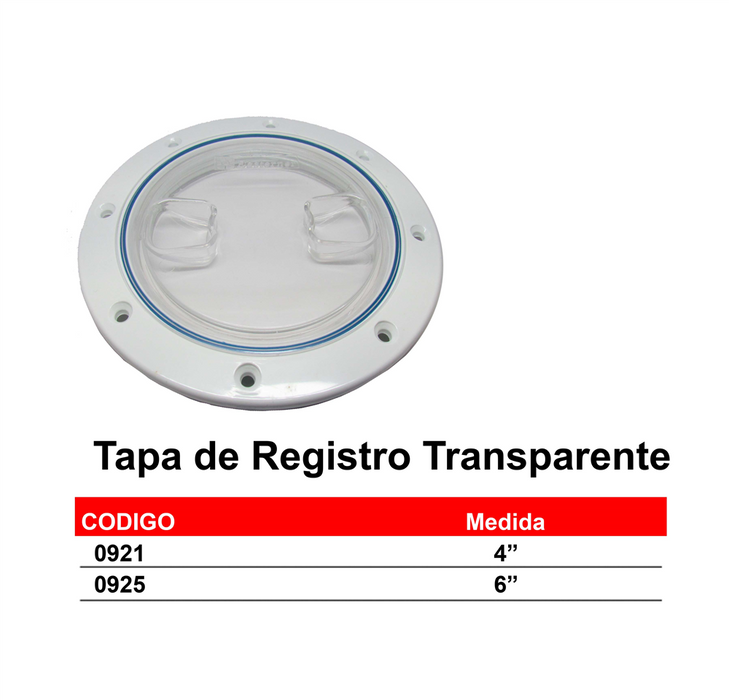 Tapa de Registro Panama East Transparente