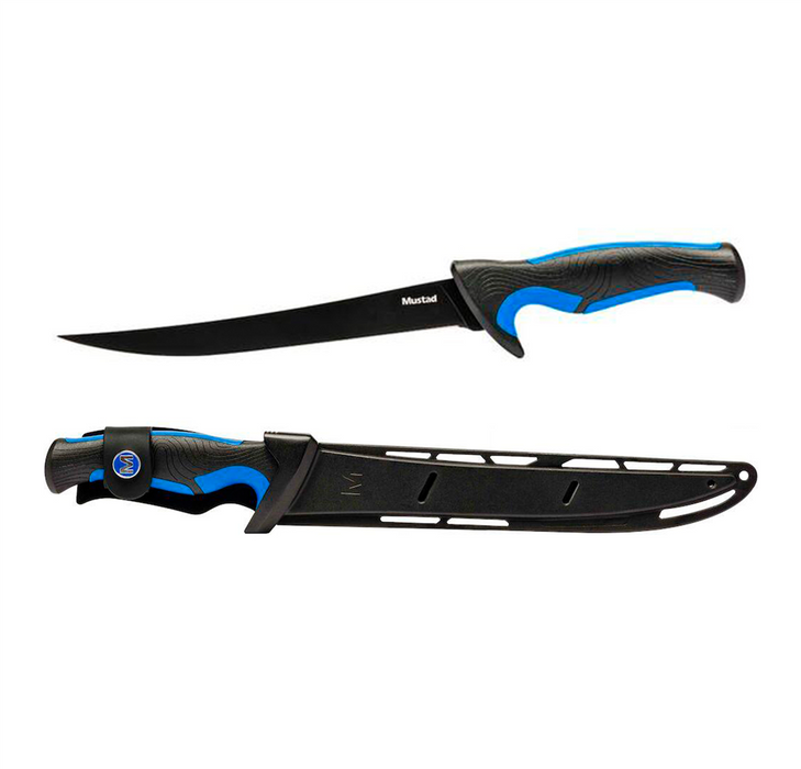 Cuchillo para Filetear Mustad 8" - Azul