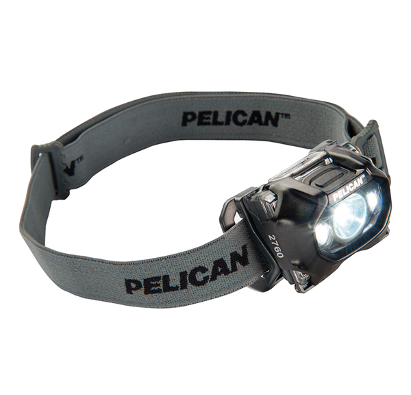Linterna Pelican para Cabeza 2760CC - Negro
