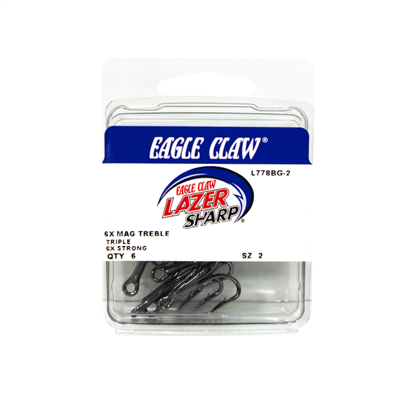 Anzuelo Eagle Claw Triple 6X Platinum