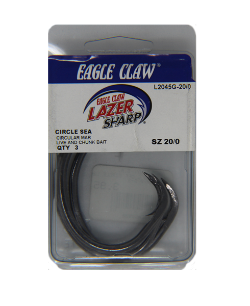 Eagle Claw L Off Circle Hook L2045G 