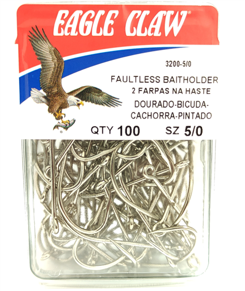 Eagle Claw B Nickel Plated Hook 3200 — Abernathy Panamá