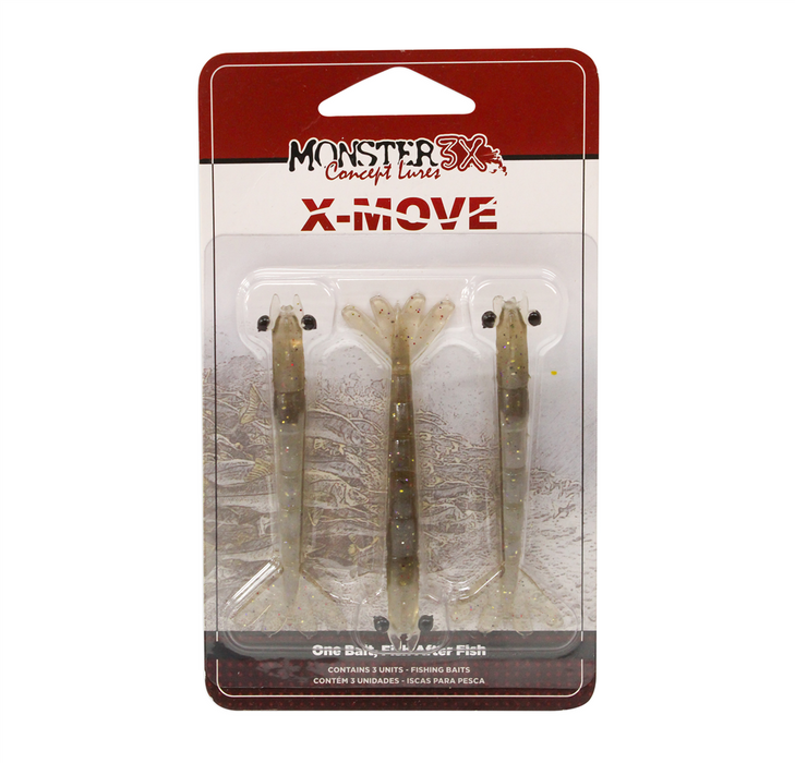 Señuelo Monster 3x X-MOVE 3 - 9cm