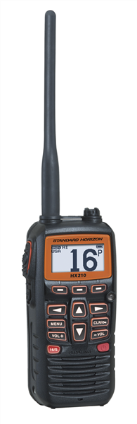 Radio Marino Portátil VHF Standard Horizon - HX210